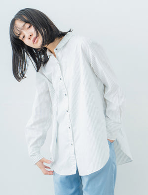 Oversize Stripe Shirt | 播州織® x CRAFTEVO ReTE®