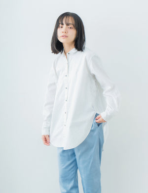 Oversize Stripe Shirt | 播州織® x CRAFTEVO ReTE®