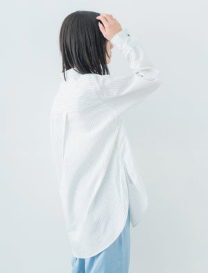 Oversize Stripe Shirt | 播州織® x CRAFTEVO ReTE®