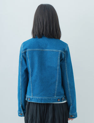 FRINGE | Stretch Denim Blouson