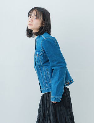 FRINGE | Stretch Denim Blouson